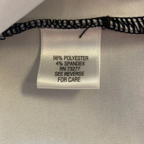 Apt 9 Dress Black & White Floral Print Sleeveless Medium - Picture 5 of 8